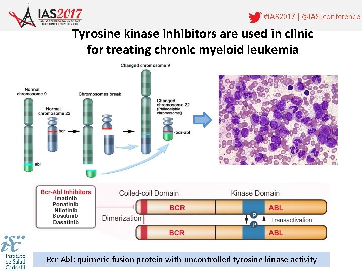 #IAS 2017 | @IAS_conference Tyrosine kinase inhibitors are used in clinic for treating chronic