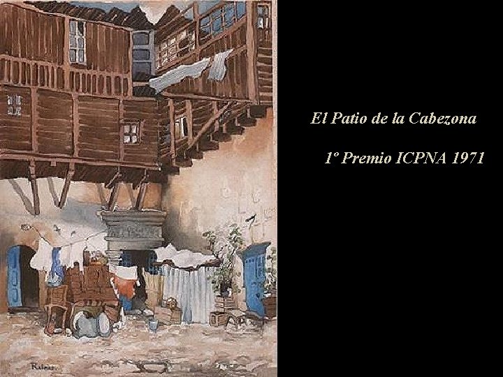 El Patio de la Cabezona 1º Premio ICPNA 1971 