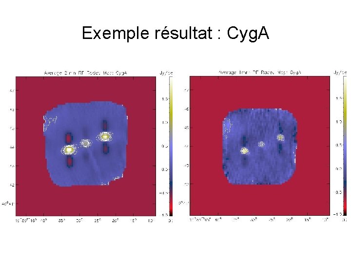 Exemple résultat : Cyg. A 