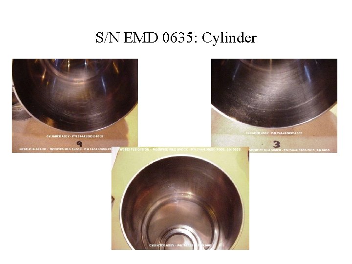 S/N EMD 0635: Cylinder 