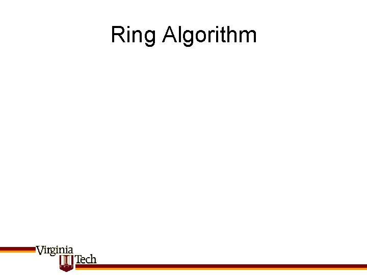 Ring Algorithm 