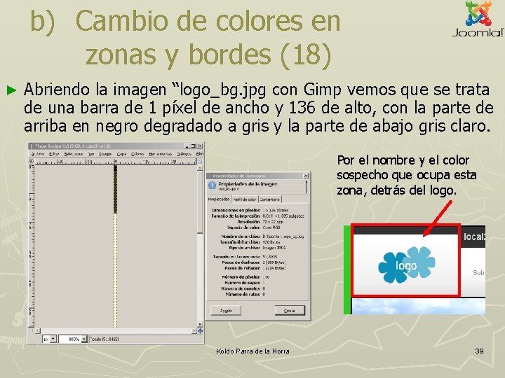 b) Cambio de colores en zonas y bordes (18) ► Abriendo la imagen “logo_bg. b) Cambio de colores en zonas y bordes (18) ► Abriendo la imagen “logo_bg.