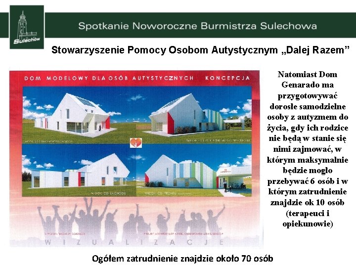 Stowarzyszenie Pomocy Osobom Autystycznym „Dalej Razem” Natomiast Dom Genarado ma przygotowywać dorosłe samodzielne osoby