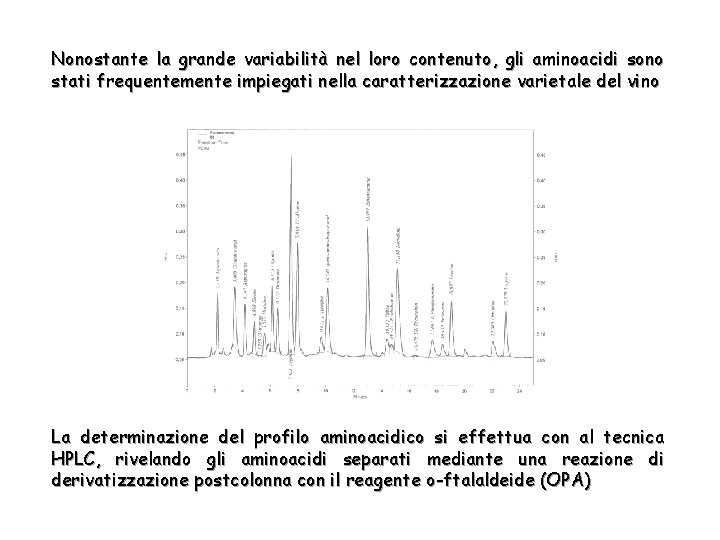 Nonostante la grande variabilità nel loro contenuto, gli aminoacidi sono stati frequentemente impiegati nella