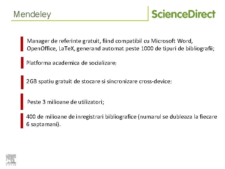 Ce este Mendeley? Mendeley Manager de referinte gratuit, fiind compatibil cu Microsoft Word, Open.