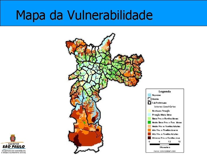 Mapa da Vulnerabilidade 