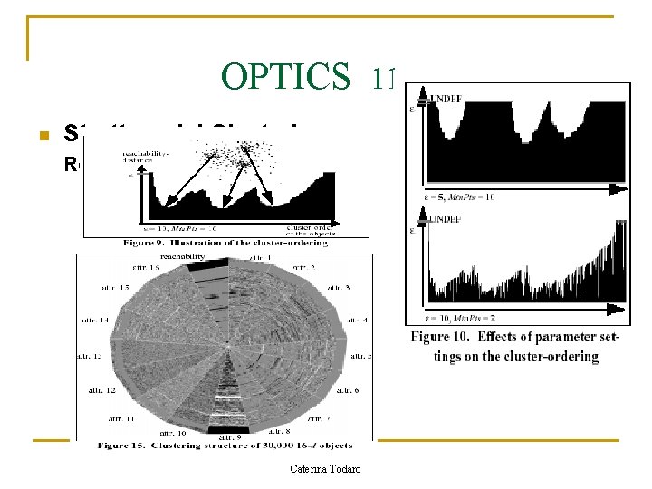 OPTICS 1115 n Struttura del Clustering 12: Reachability Plot Caterina Todaro 