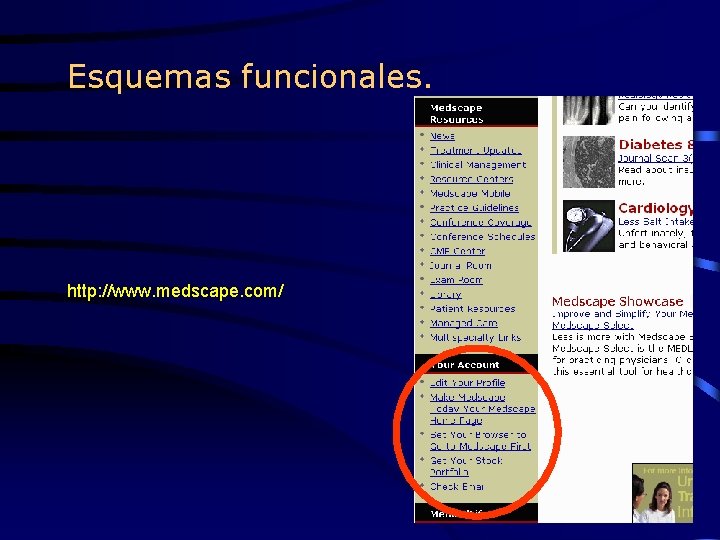 Esquemas funcionales. http: //www. medscape. com/ 