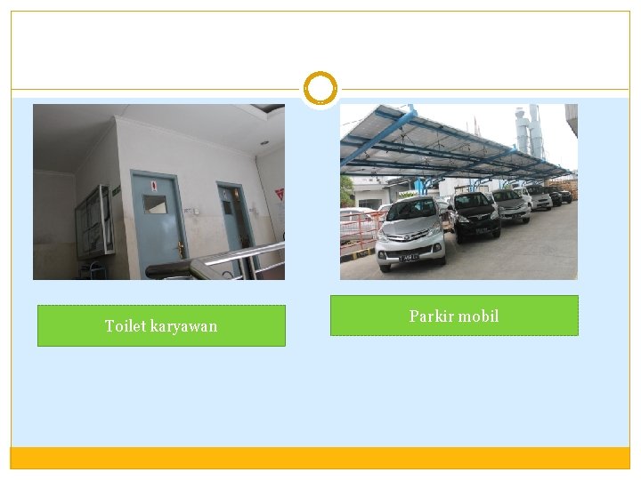 Toilet karyawan Parkir mobil Toilet karyawan Parkir mobil