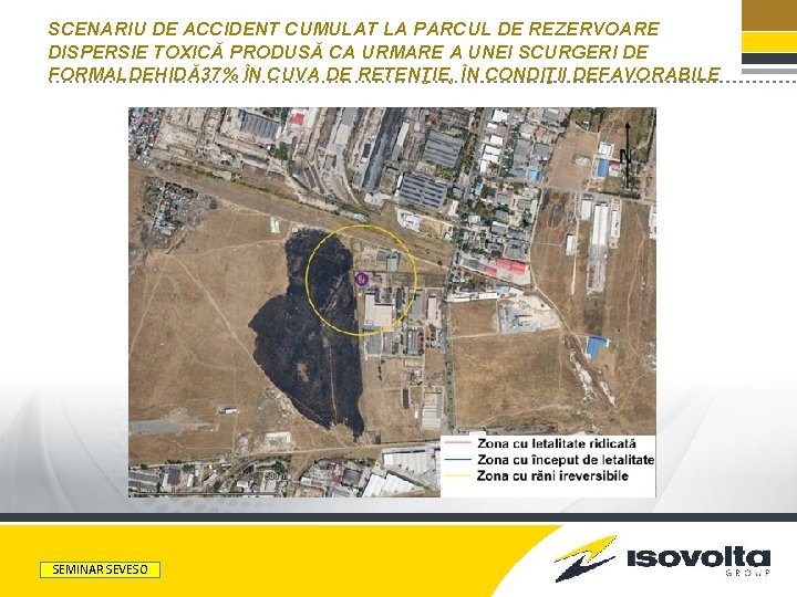 SCENARIU DE ACCIDENT CUMULAT LA PARCUL DE REZERVOARE DISPERSIE TOXICĂ PRODUSĂ CA URMARE A