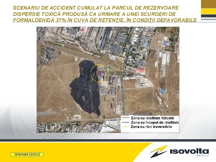 SCENARIU DE ACCIDENT CUMULAT LA PARCUL DE REZERVOARE DISPERSIE TOXICĂ PRODUSĂ CA URMARE A
