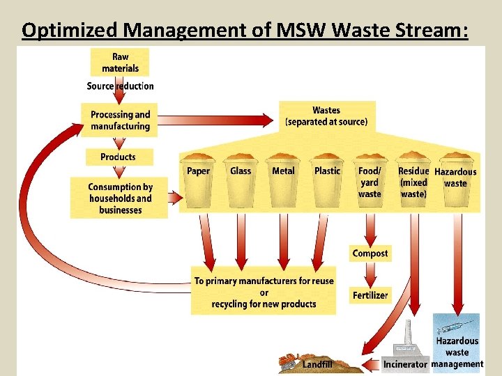 Optimized Management of MSW Waste Stream: 