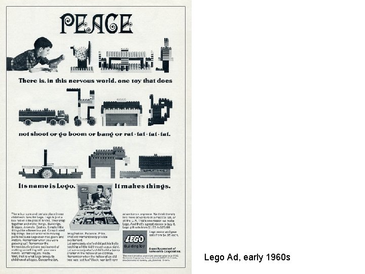 Lego Ad, early 1960 s 