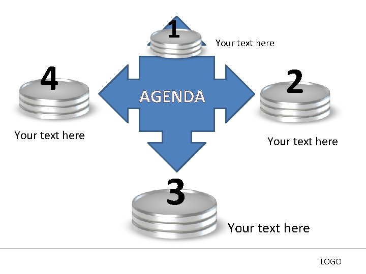1 4 AGENDA Your text here 2 Your text here 3 Your text here