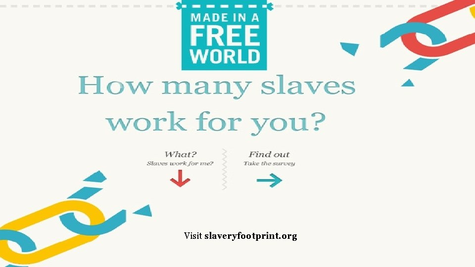 Visit slaveryfootprint. org 
