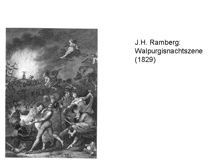 J. H. Ramberg: Walpurgisnachtszene (1829) 