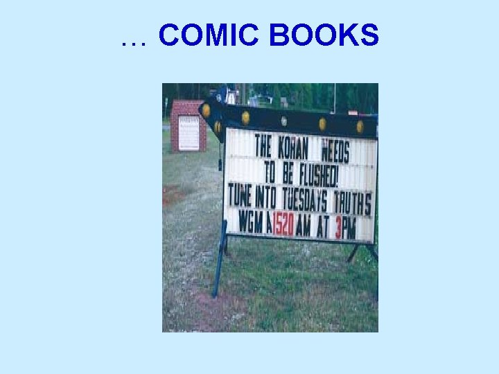 … COMIC BOOKS 