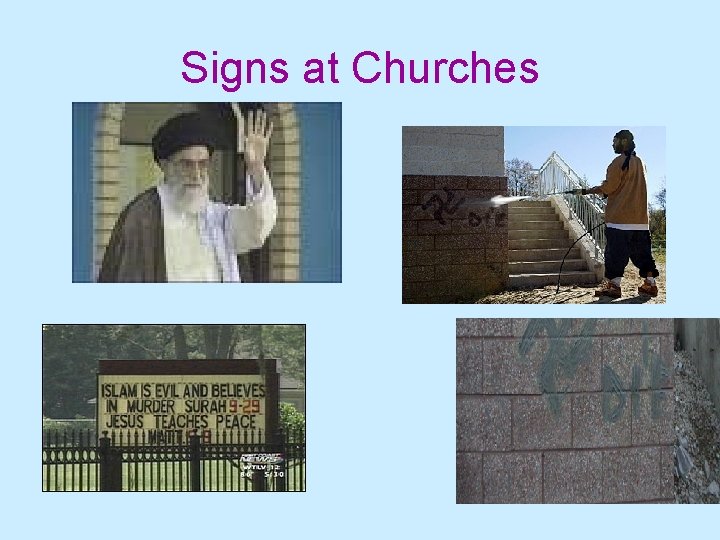 Signs at Churches 