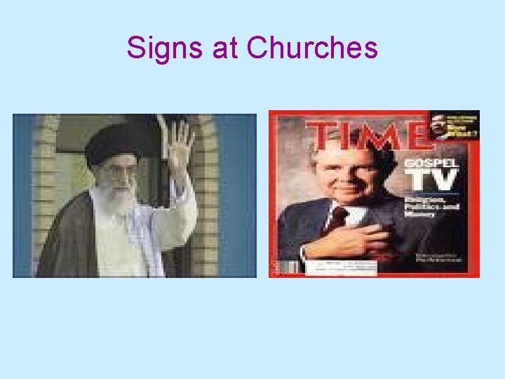 Signs at Churches 