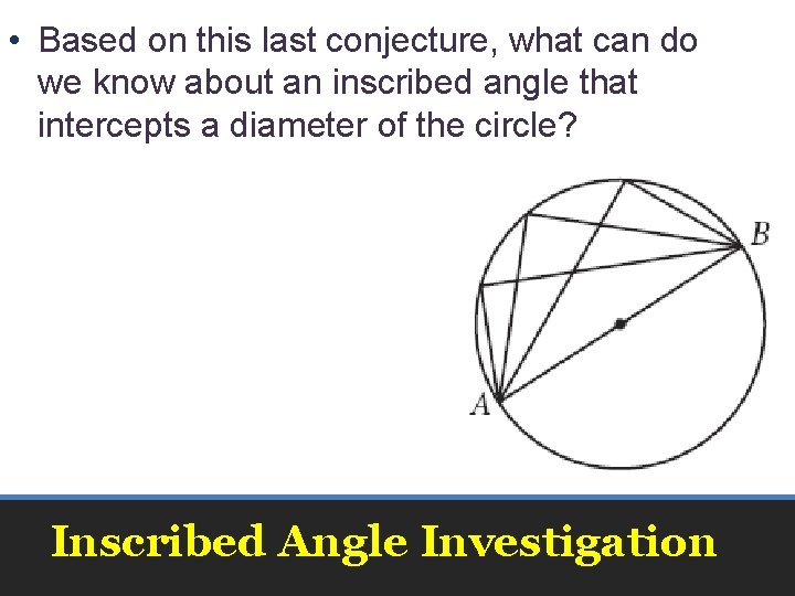  • Based on this last conjecture, what can do we know about an