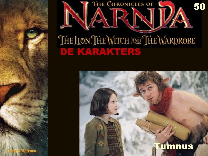 50 DE KARAKTERS Gerard Wijtsma Tumnus 