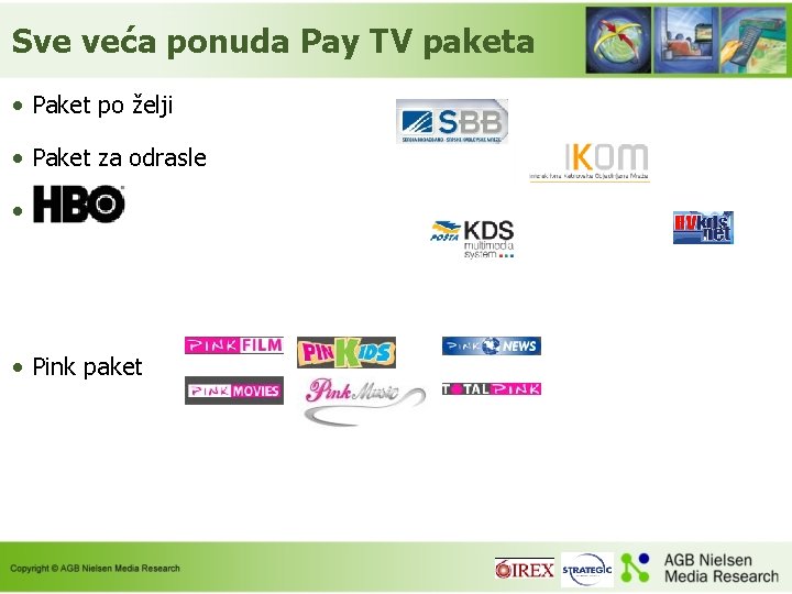 Sve veća ponuda Pay TV paketa • Paket po želji • Paket za odrasle