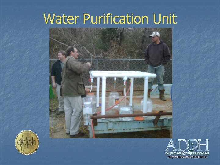 Water Purification Unit 