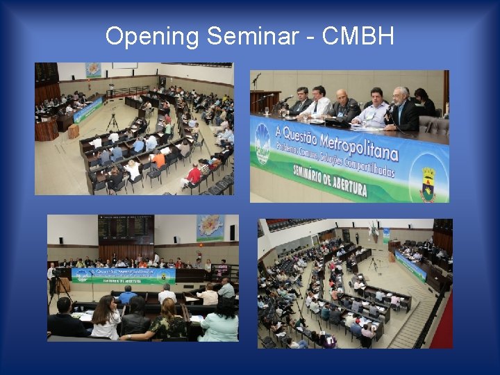 Opening Seminar - CMBH 