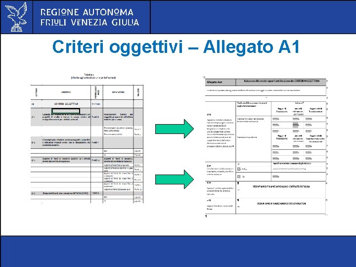 Criteri oggettivi – Allegato A 1 