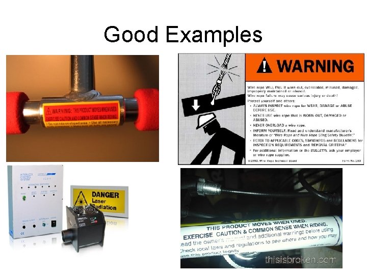 Good Examples 