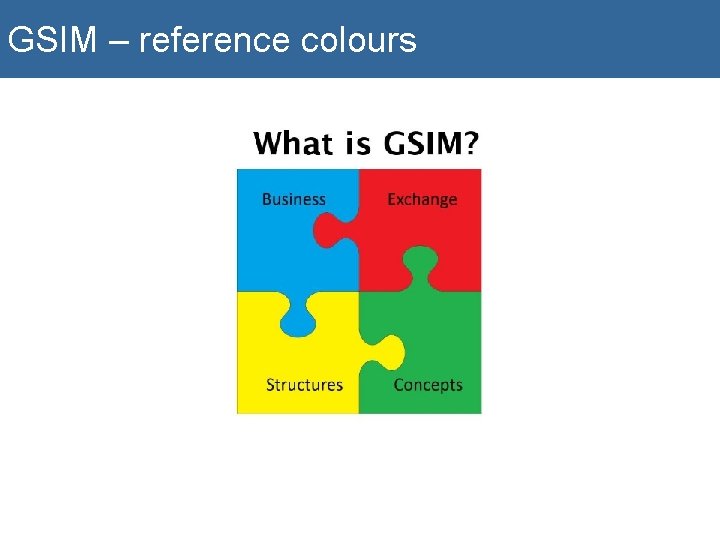 GSIM – reference colours 