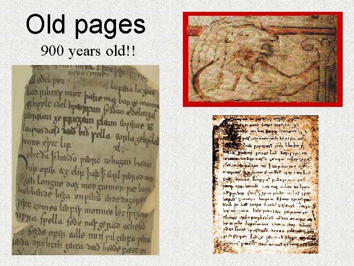 Old pages 900 years old!! 