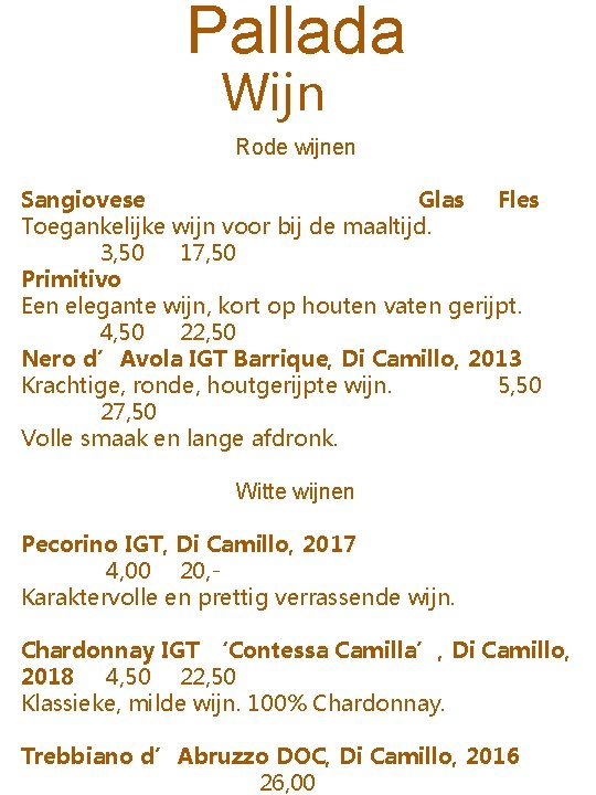 Pallada Wijn Rode wijnen Sangiovese Glas Fles Toegankelijke wijn voor bij de maaltijd. 3,