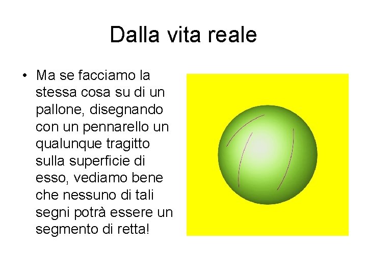 Dalla vita reale • Ma se facciamo la stessa cosa su di un pallone,