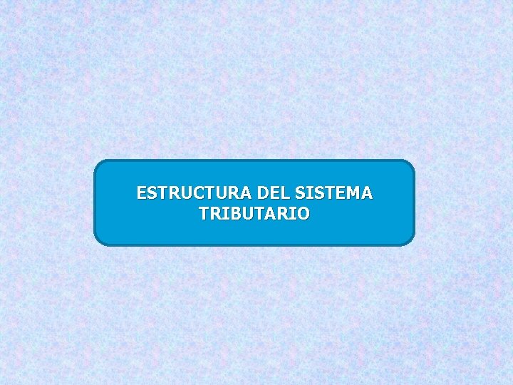 ESTRUCTURA DEL SISTEMA TRIBUTARIO 