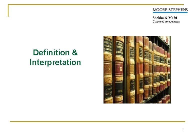 Definition & Interpretation 3 