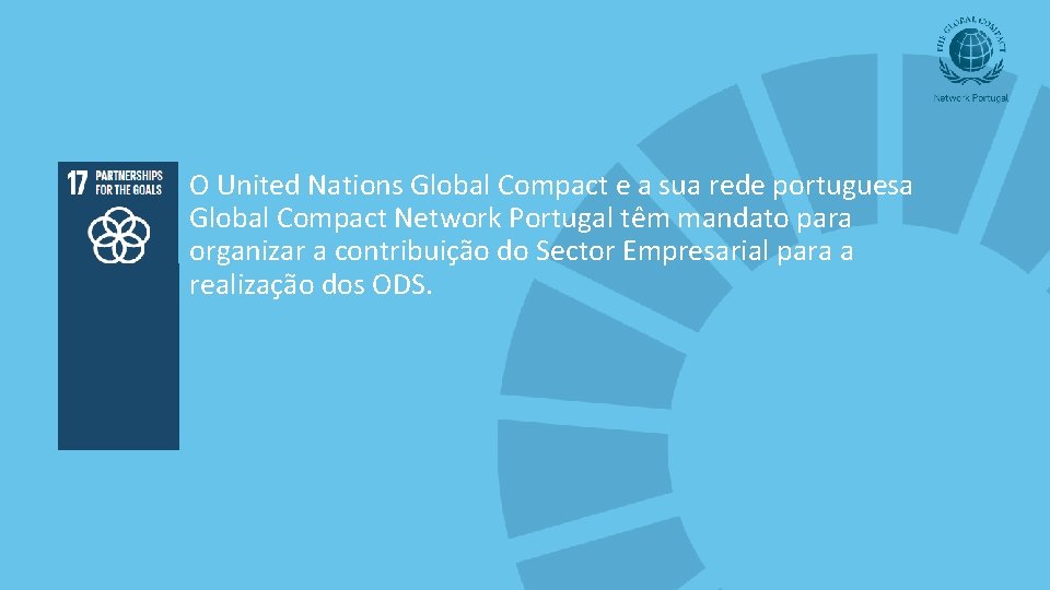 O United Nations Global Compact e a sua rede portuguesa Global Compact Network Portugal