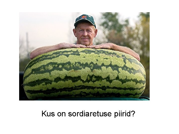 Kus on sordiaretuse piirid? 