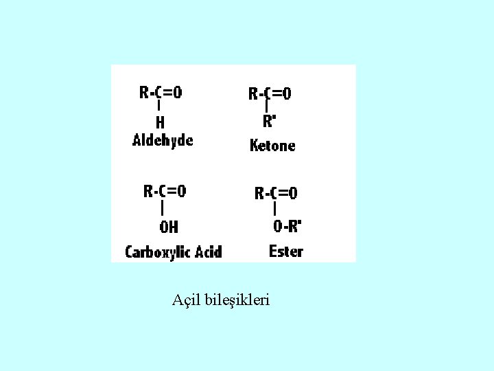 Açil bileşikleri 