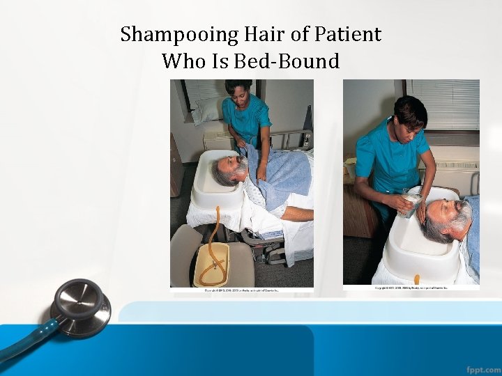 Shampooing Hair of Patient Who Is Bed-Bound 