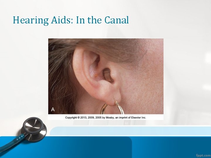 Hearing Aids: In the Canal 