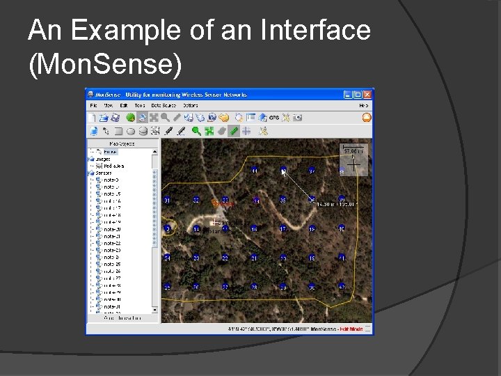 An Example of an Interface (Mon. Sense) 