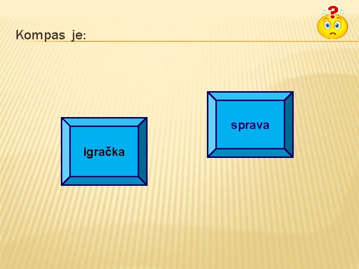 Kompas je: sprava igračka Kompas je: sprava igračka