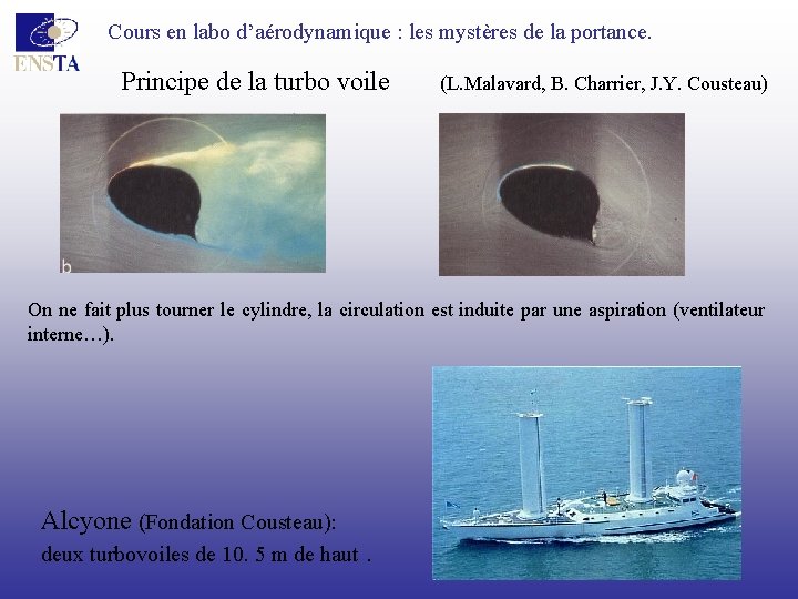 Cours en labo d’aérodynamique : les mystères de la portance. Principe de la turbo