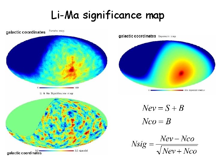 Li-Ma significance map 