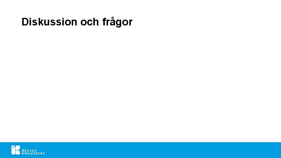 Diskussion och frågor 