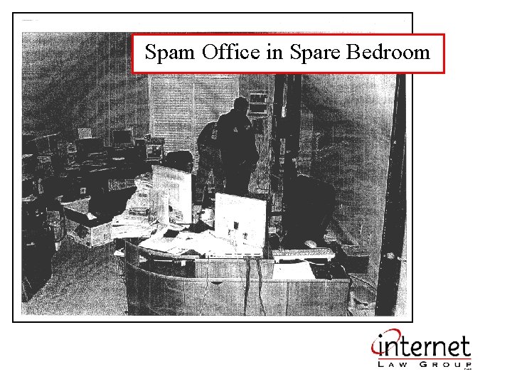 Spam Office in Spare Bedroom 