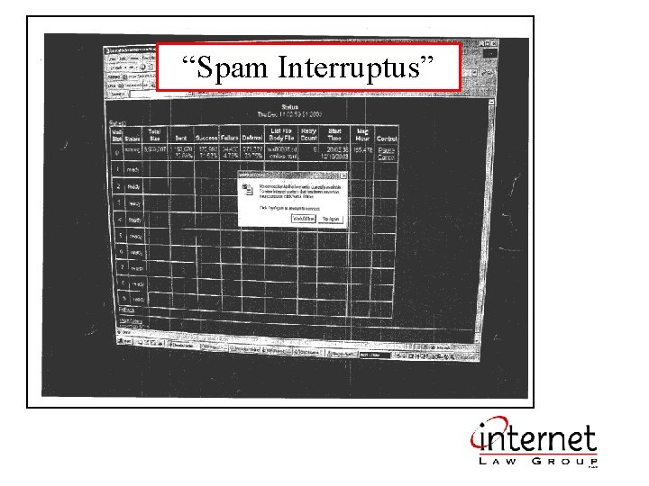 “Spam Interruptus” 