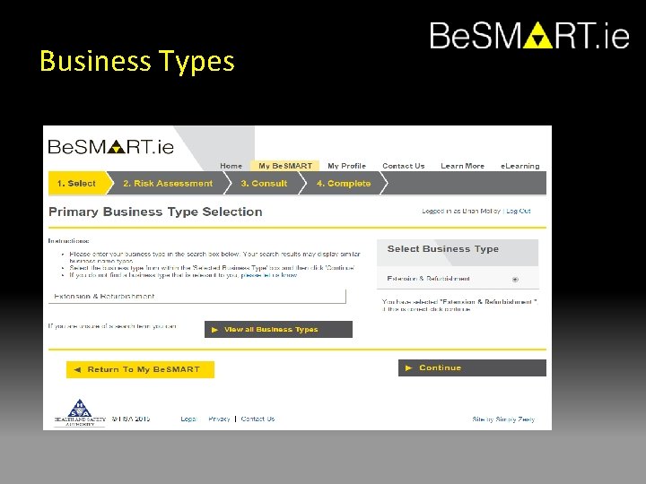 Business Types 