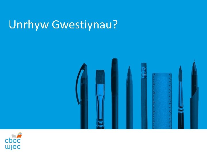 Unrhyw Gwestiynau? 